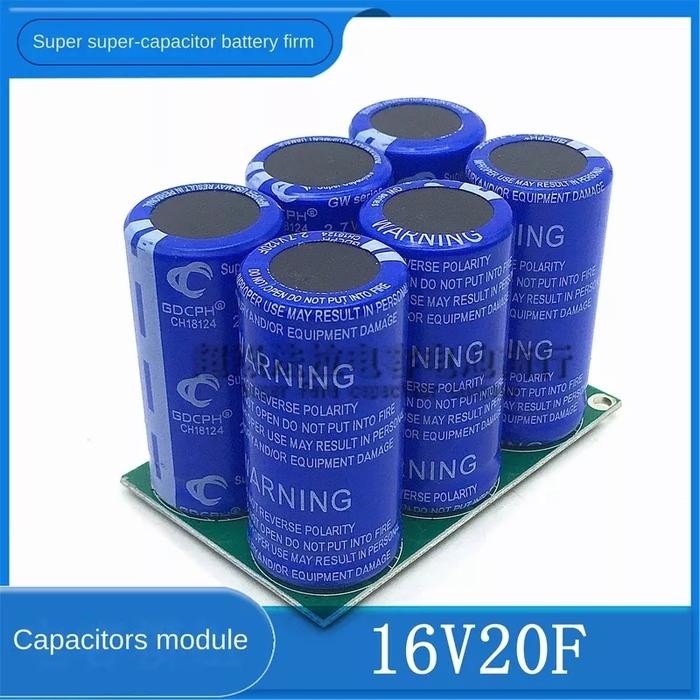 Super capasitor 16v 20 farad, 6pcs/set 2.7V 120F Super Farad Capacitor *