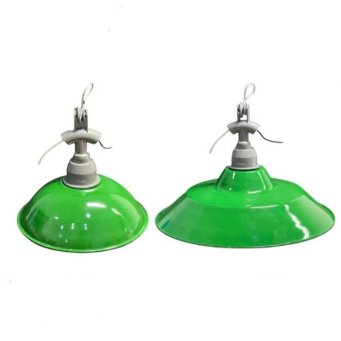 Kap Fitting Lampu Gantung / Kap Fitting Lampu Jalan / Hijau Silver *