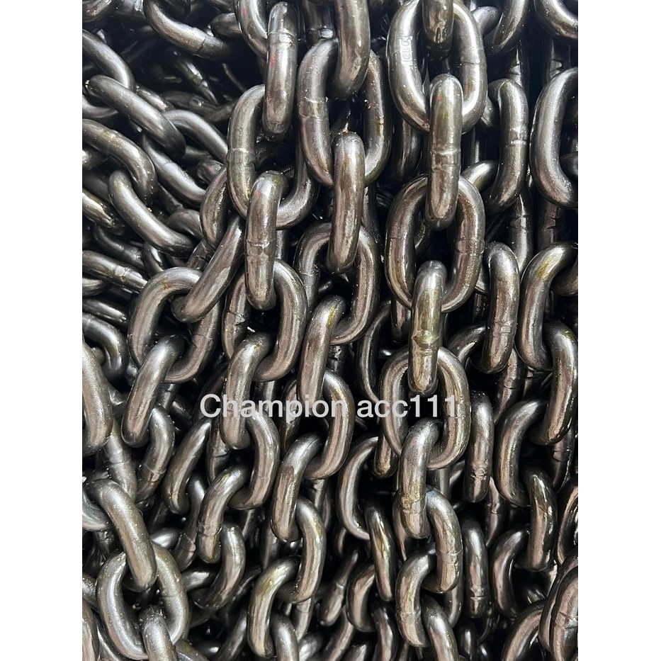 Rantai Baja G80 10mm / Chain Block 10mm / Rantai Baja HItam 10mm *