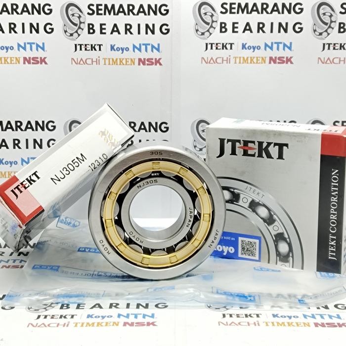 BEARING NJ 305 / NJ305 KOYO JAPAN LAHER MESIN CYLINDRICAL *