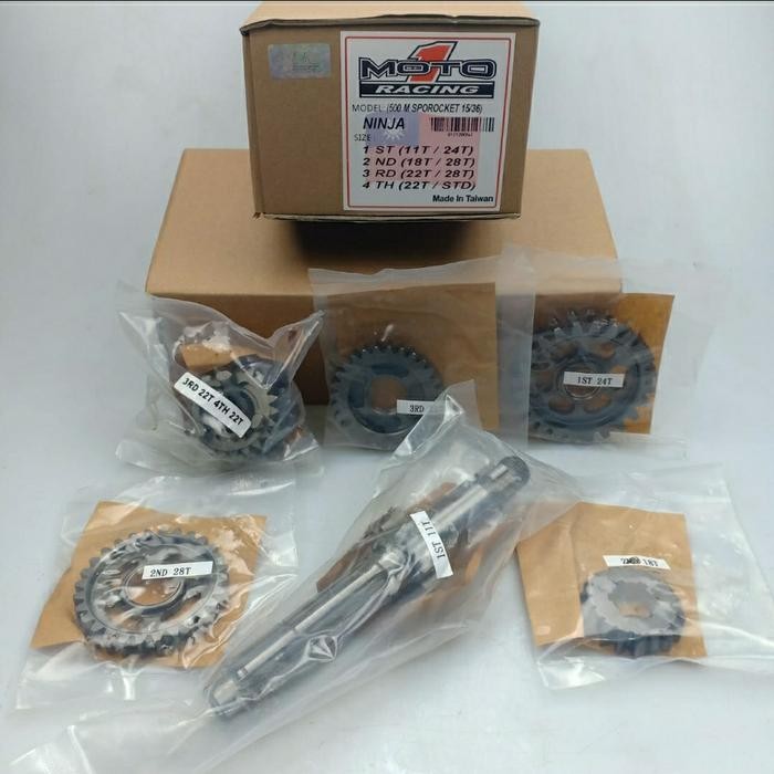 Gear Rasio Moto1 Racing Ninja R / RR 500m