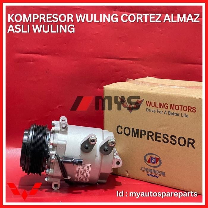 KOMPRESOR AC Mobil Wuling Cortez Almaz ASLI COMPRESSOR WULING