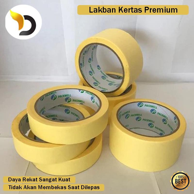 

Lakban Kertas Perekat Selotip 1/2 inch 1 inch 2 inch Masking Serbagun – 12mm