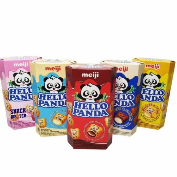 

(Expert) Meiji hello panda cookies cream 45gr all variant