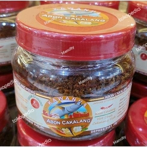 

TERLARIS KAWANUA ABON CAKALANG BOTOL BESAR OLE OLE CEMILAN MAKANAN KHAS MANADO READY STOCK
