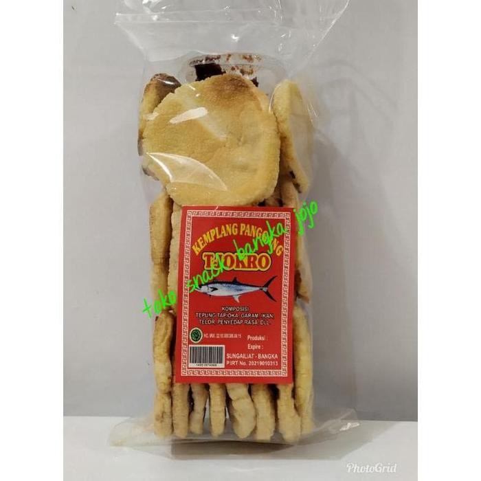 

ASLI Kerupuk kemplang Panggang Tjokro cokro oleh oleh bangka makanan khas READY STOCK