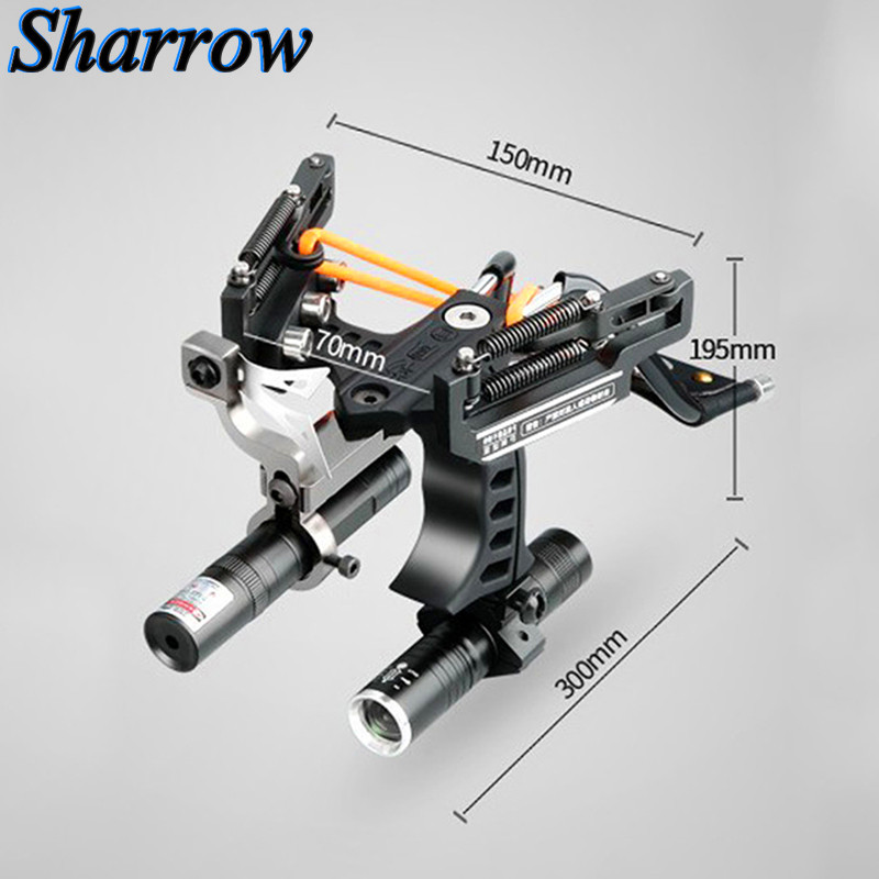 Professional Fishing Slingshot Hunting Fish Target Shooting Arrow Catapult Wrist Bow Launcher Super 