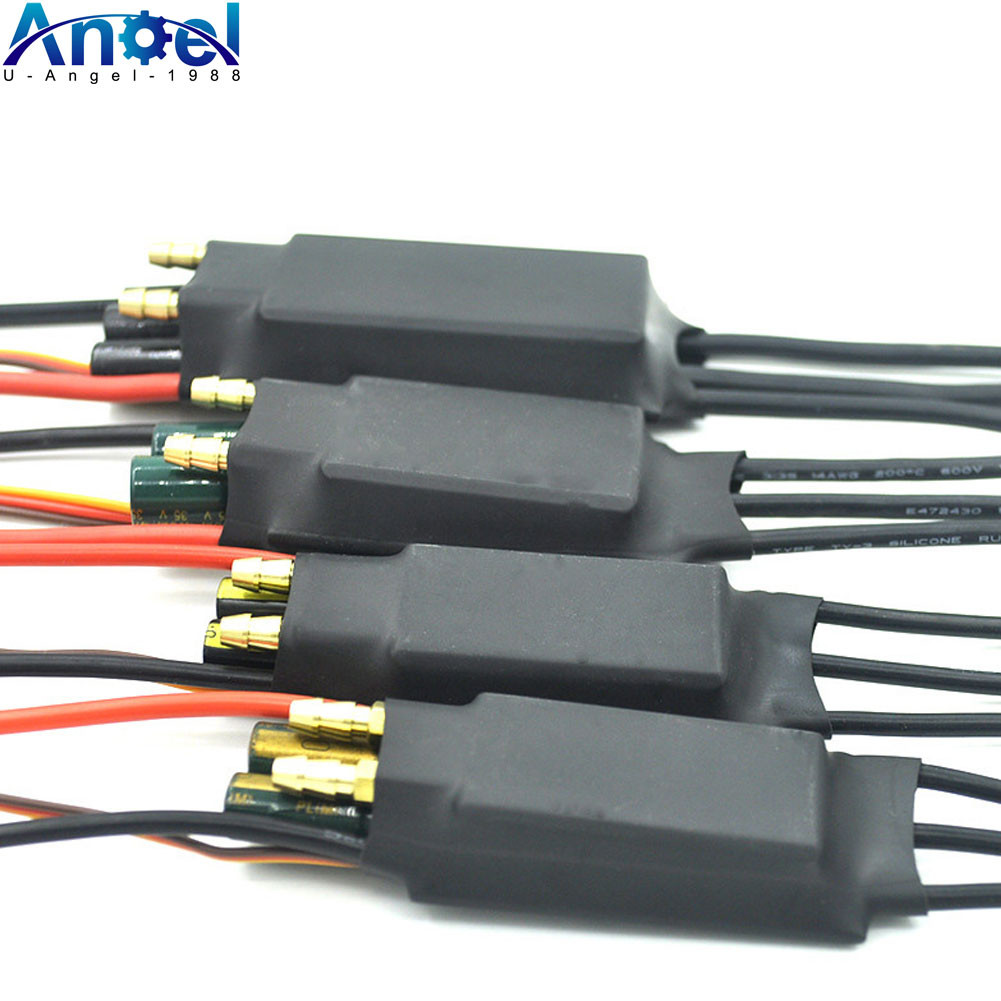 RC ESC two-way 20A 30A 40A 50A 60A 80A Brushless ESC with UBEC For RC Car RC Boat reverse Ship Forwa