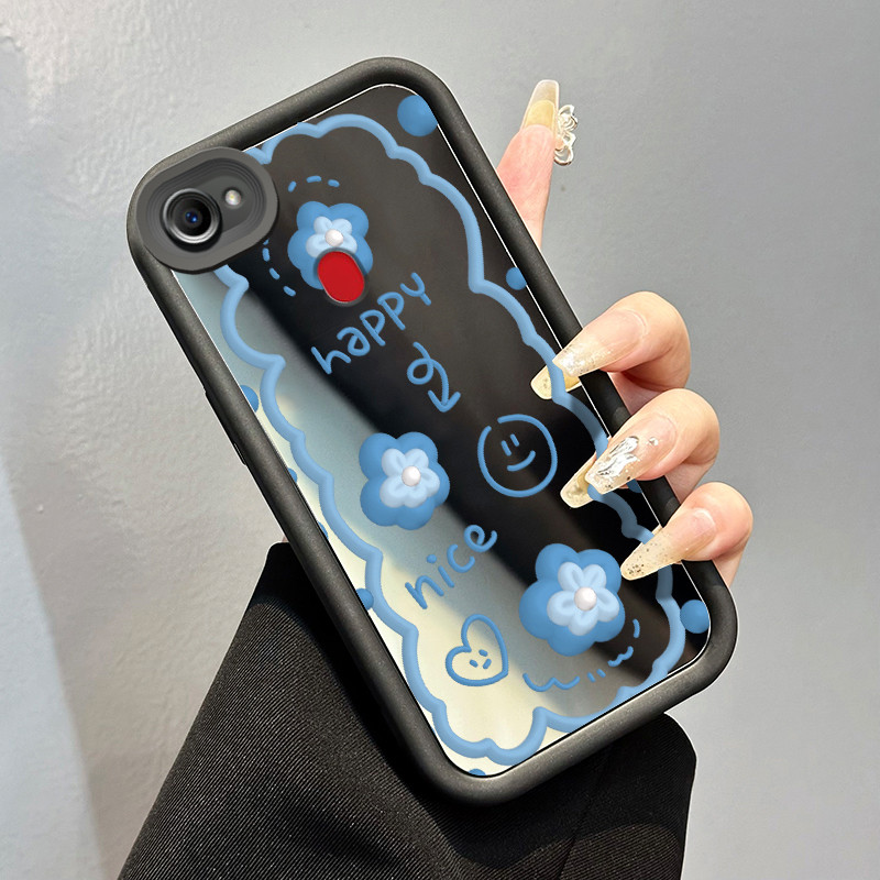 Casing Hp OPPO F5 F7 F5 Youth Case Casing Graffiti Emoji Tas HP Kesing kasus cermin baru Softcase si