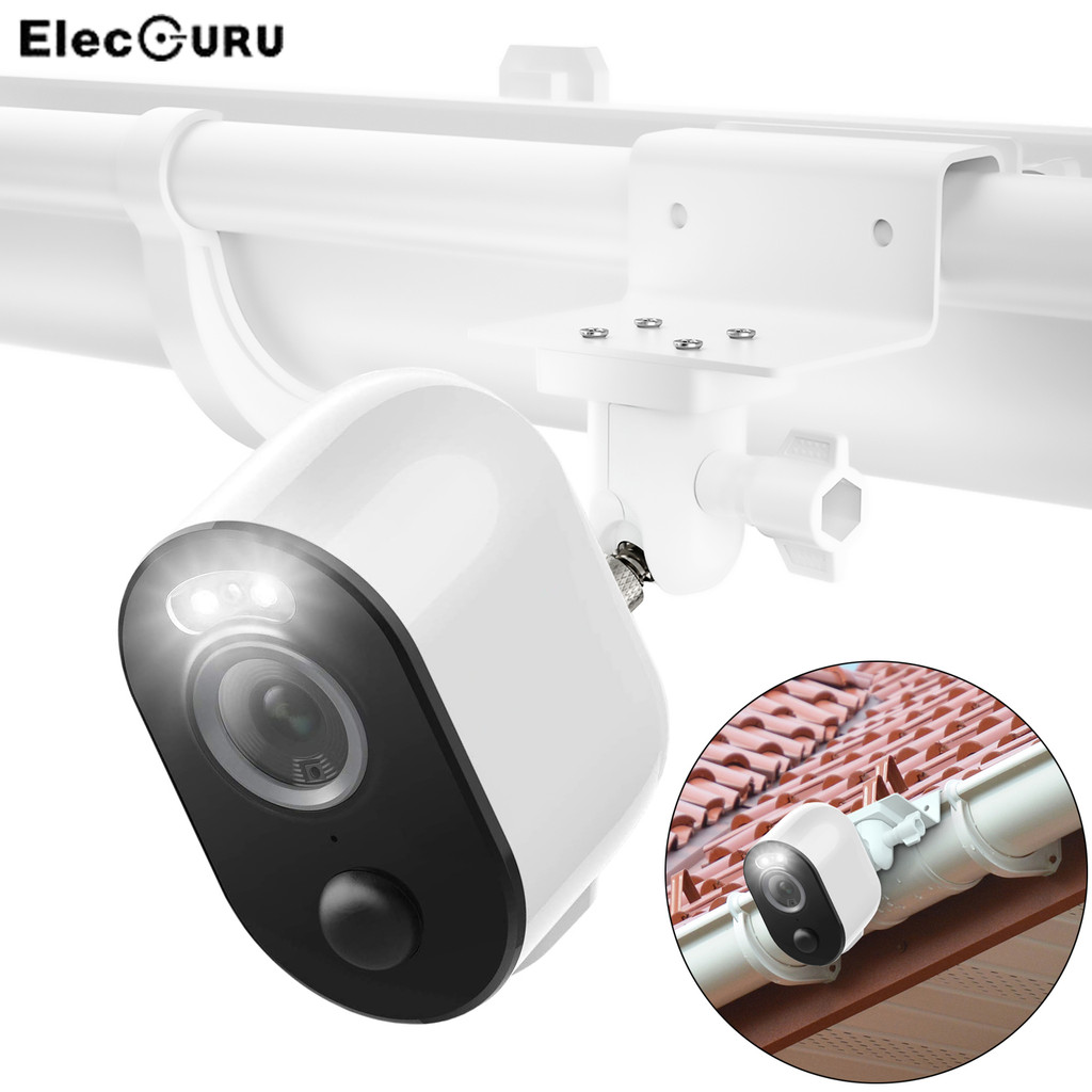 Outdoor Gutter Mount for Reolink Argus 3/Reolink Argus 3 Pro,Security Camera Accessories 180 Degree 