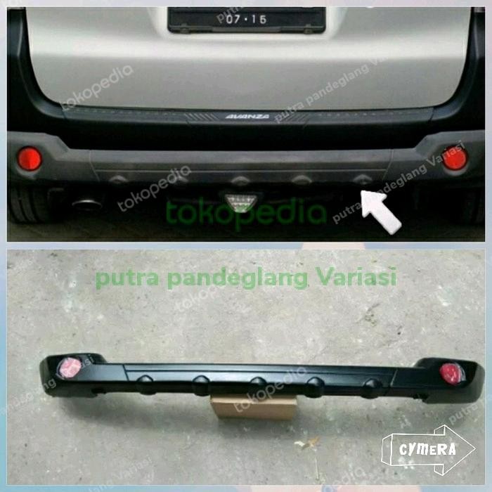 TERLARIS Tanduk bemper pengaman belakang mobil Toyota Avanza Xenia lama