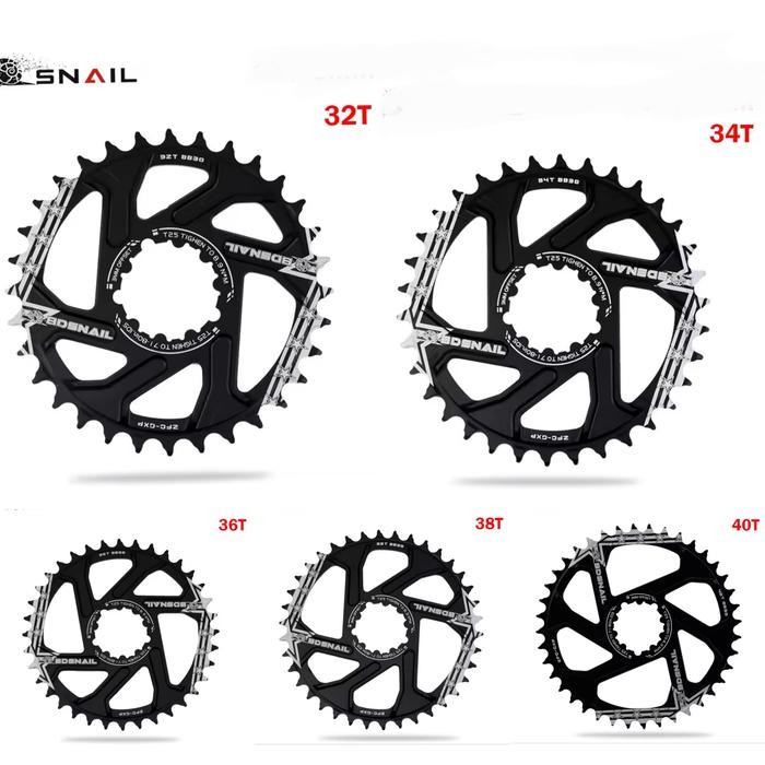 Snail Chainring Gxp 36T Chain Ring Crank Gxp Direct Mount