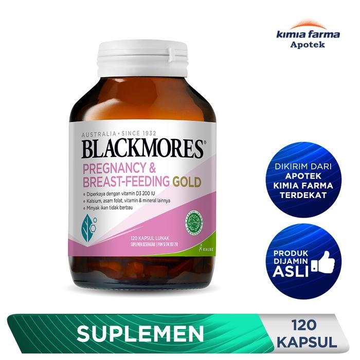 Blackmores Pregnancy & Breastfeeding Gold 120 Kapsul / Suplemen Ibu / Kimia Farma
