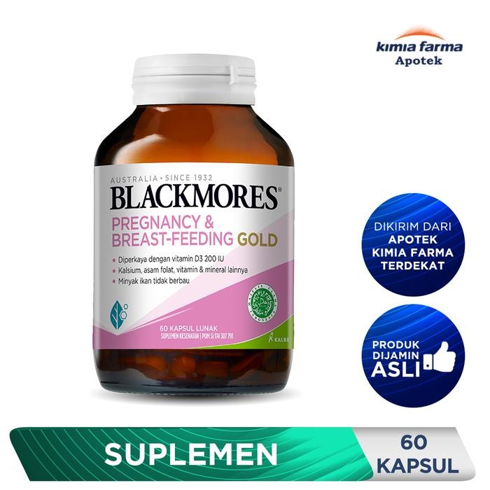 Blackmores Pregnancy & Breastfeeding Gold 60 Kapsul / Suplemen Ibu Hamil & Menyusui / Kimia Farma
