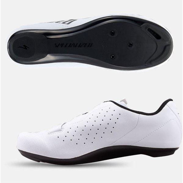 Sepatu Sepeda Cleat Specialized Shoes Road Bike Torch 1.0. Putih