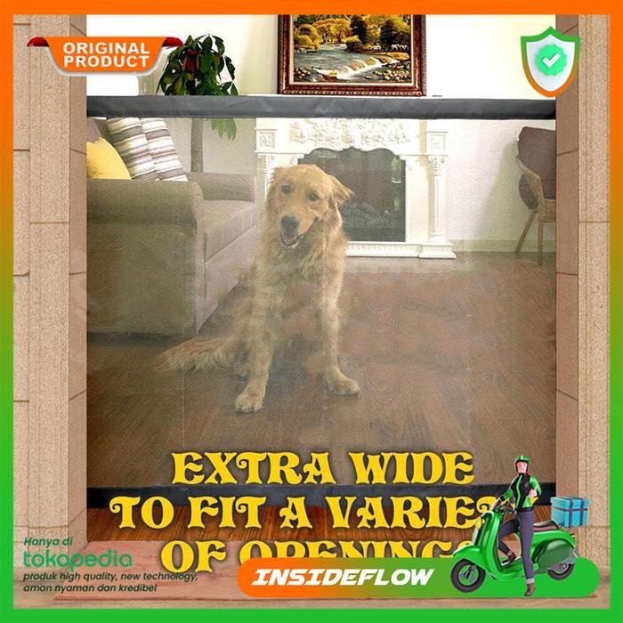 Pagar Penghalang Hewan Magic Gate Pintu Pembatas Anjing Kucing