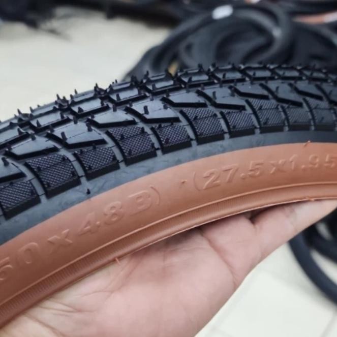 Ban Luar Sepeda Mtb 27.5 X 1.95 Kenda Tan Wall