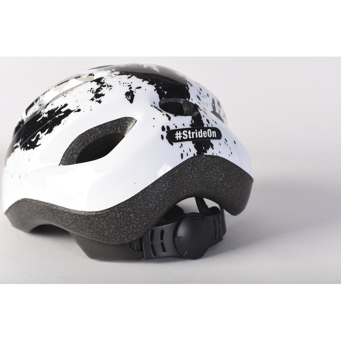Helm Anak Sepeda Pushbike - Strider - Splash Helmet - Black White