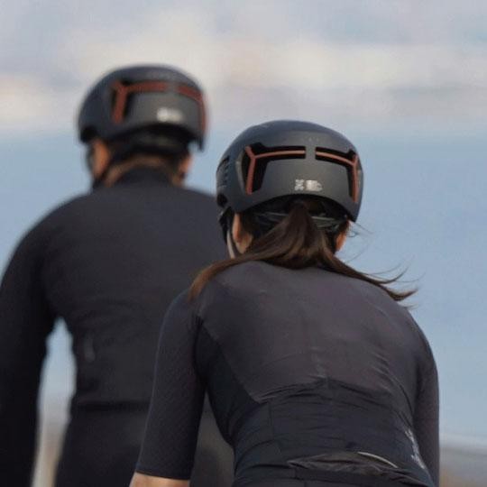 Helm Crnk Genetic Helmet Black Orange