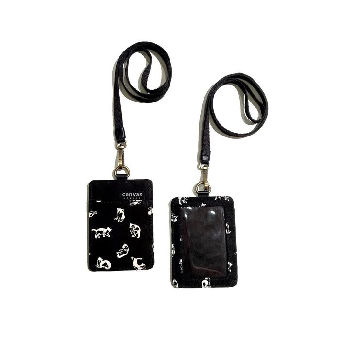 

ID Lanyard Cats Black Canvas Living