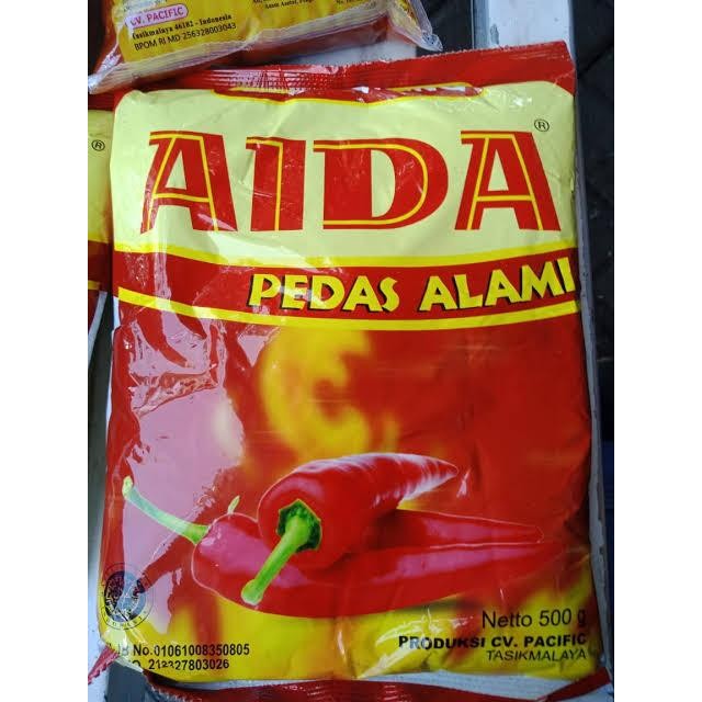 

Cabe Bubuk Super Pedas Aida Kemasan 1kg (dapat 2 pcs kemasan 500g)