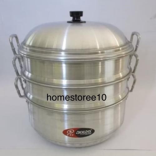 panci langseng jawa serbaguna 40cm 36cm 33cm ORIGINAL MASPION / klakat STEAMER jawa 40cm aluminium m