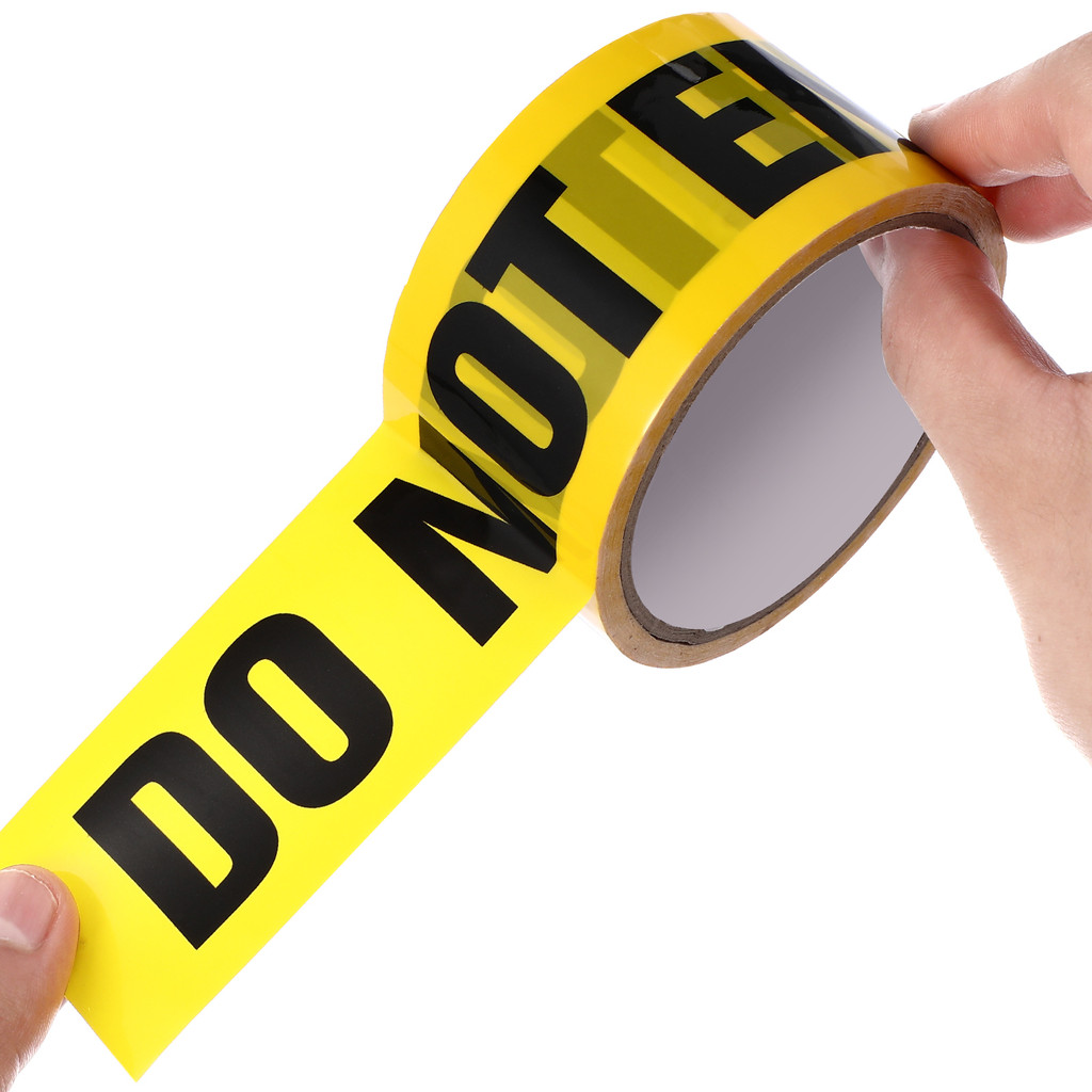 

DO NOT ENTER Safety Tape Wear-resistant Safe Self Adhesive Sticker PVC Warning Tape for Walls Floors