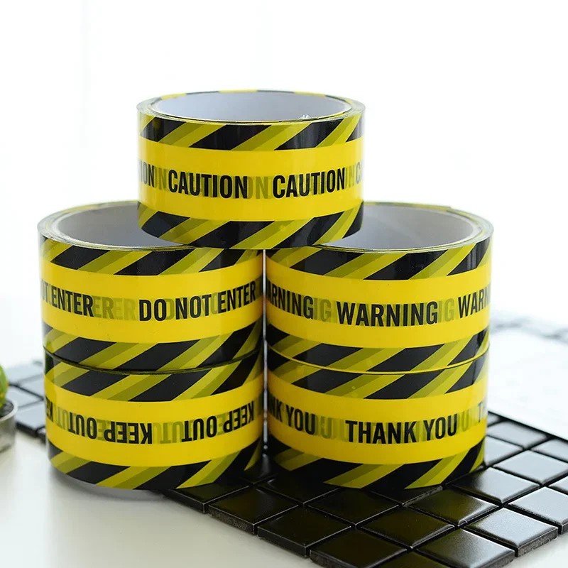 

4.8cm*25m Roll Yellow Caution Tape for Safety Barrier for Police Barricade for Contractors New