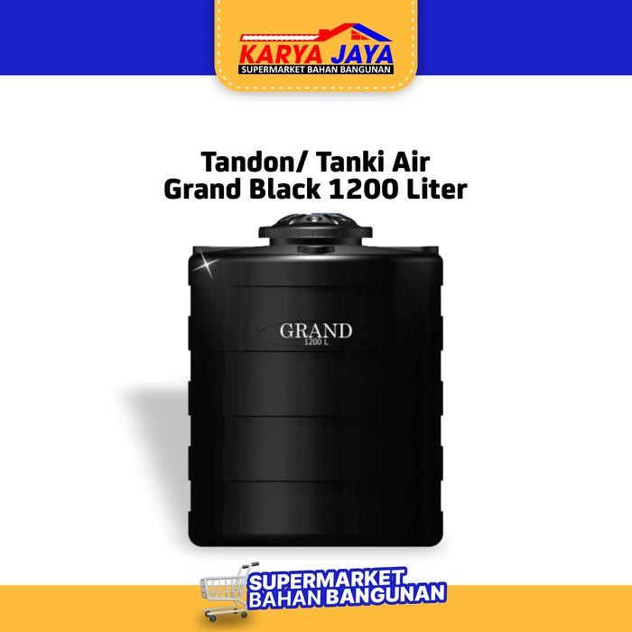 Tandon Air/ Tanki Air Tedmond Grand Black 1200 Liter *