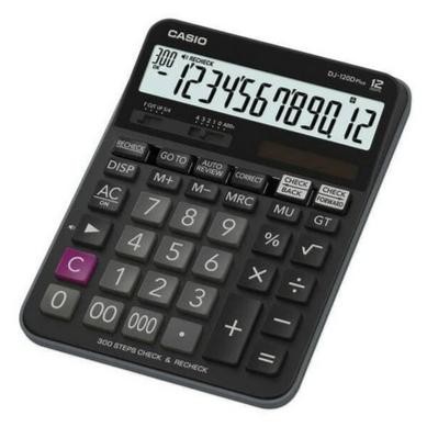 

casio dj-120d plus kalkulator - check & correct kalkulator desktop kode 625