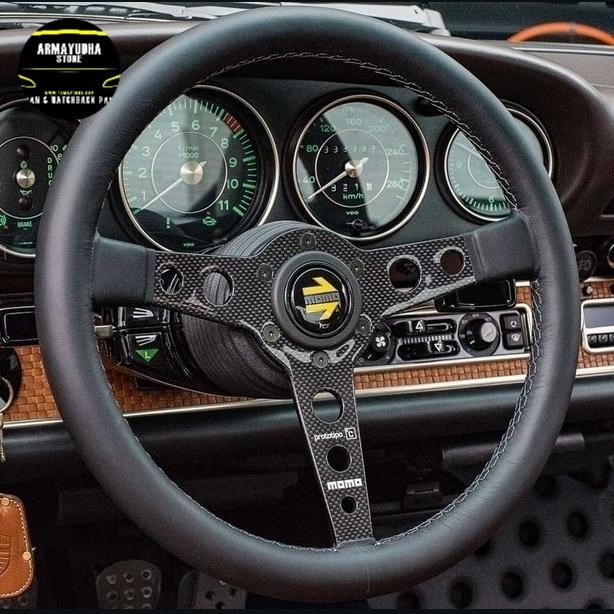 Stir racing momo prototipo carbon black italy *