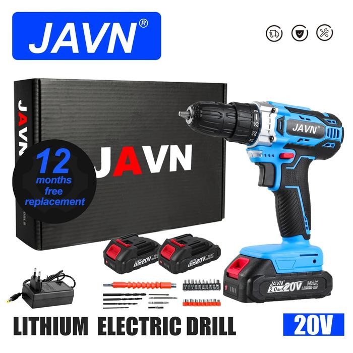JAVN 20V Cordless Drill Electric Screwdriver Mini Drill Wireless