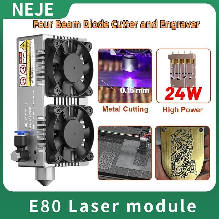 NEW NEJE E80 Laser Module Laser Head 450nm Blue Laser TTL Module
