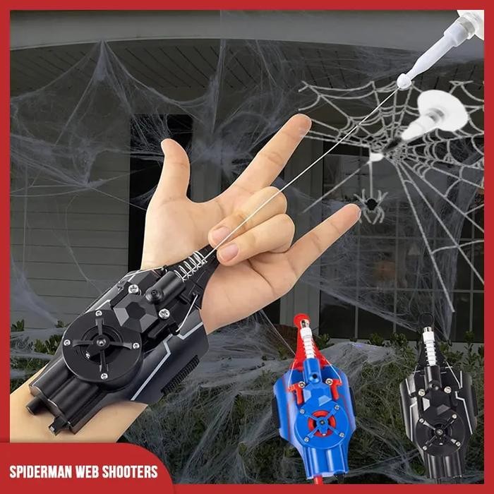 Legends Web Shooters Launcher String Toy Electric Reel-In Spider Web