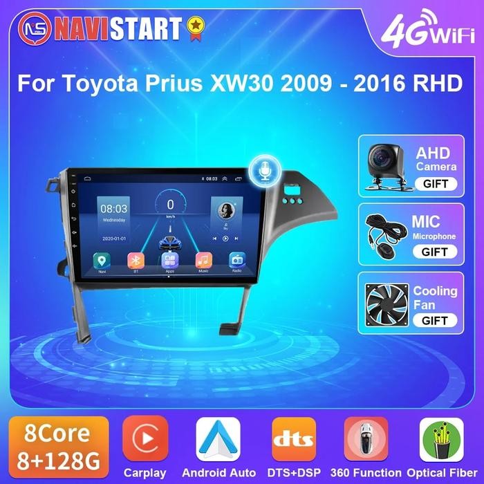 NAVISTART Android 10 Car Radio Multimedia Player For Toyota Prius
