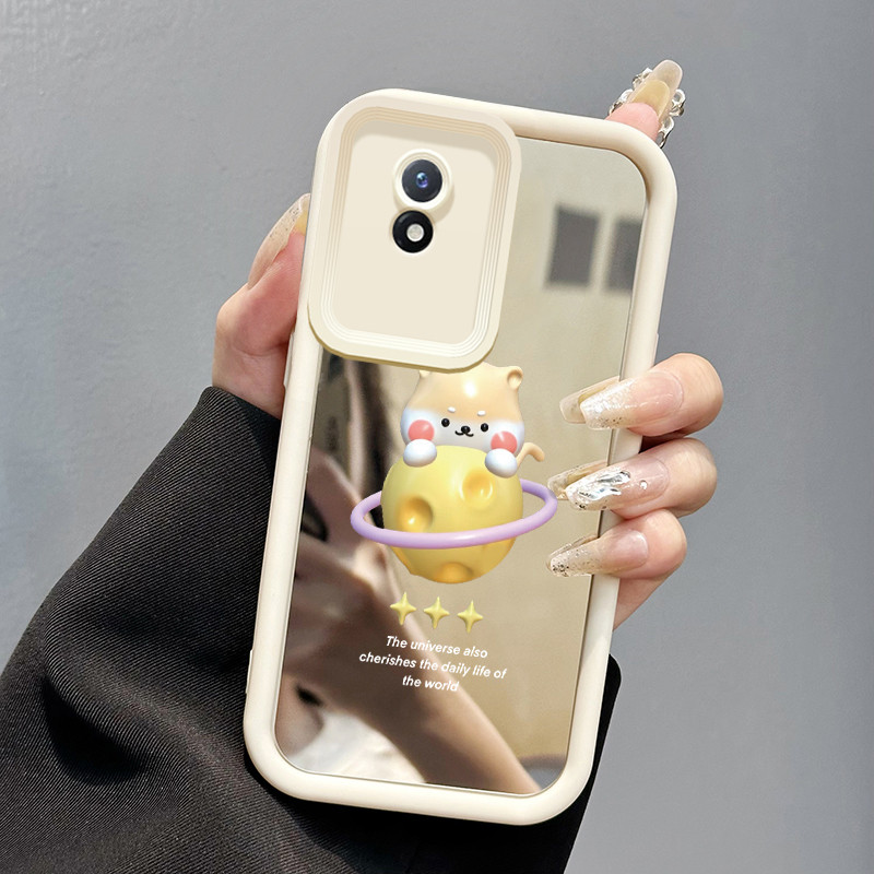 Casing Hp VIVO Y02 VIVO Y02A VIVO Y02T Case Softcase Kesing Anjing Planet ponsel Cesing terbuat dari