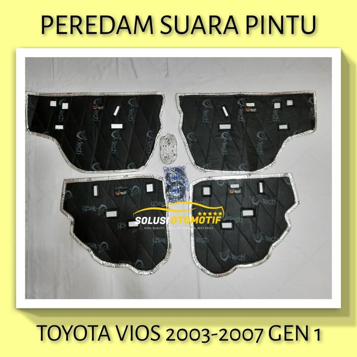 TOYOTA VIOS 2003-2007 Gen 1 Peredam Suara Pintu Aksesoris Mobil VTECH