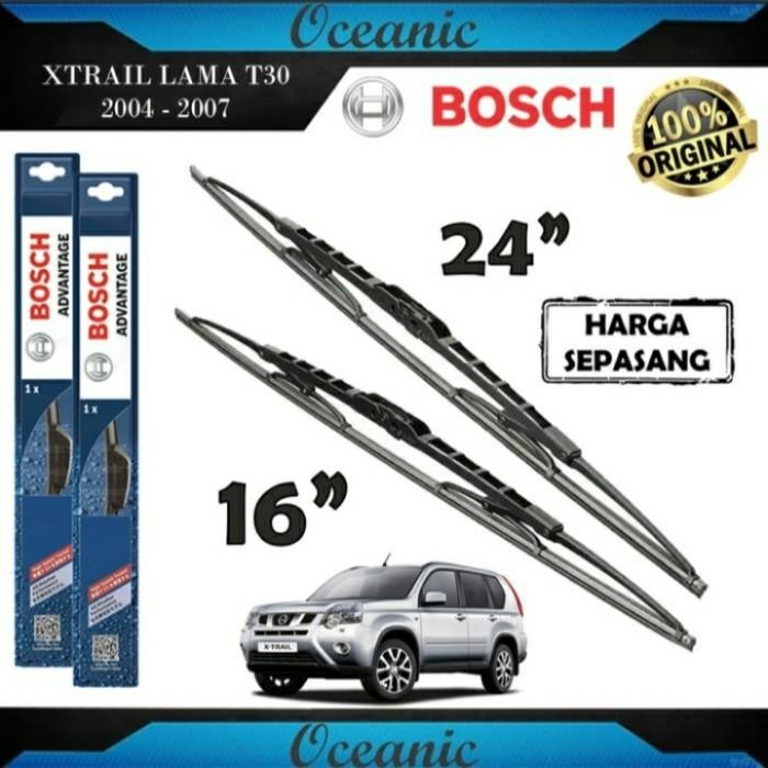 Wifer Bosch Original Nissan Xtrail T30 T31 Wiper Karet Hujan X-Trail