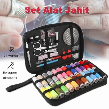 

Alat Jahit Kotak Set 97Pcs Lengkap Benang Jarum Set alat jahit Aksesoris Jahit Sewing Accessories