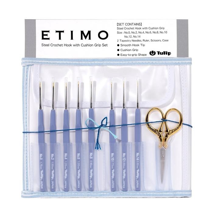 

Tulip Etimo Steel Crochet Hook with Cushion Grip Set
