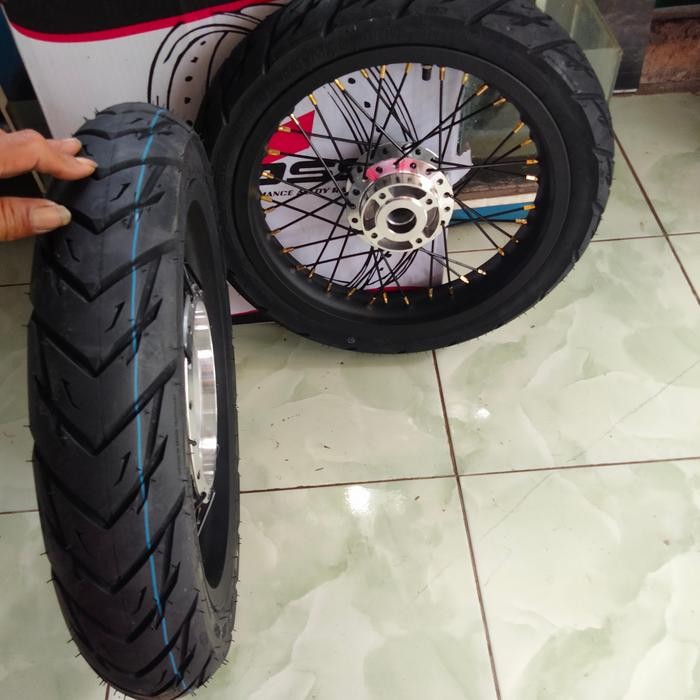velg Yamaha Mio, Fino, M3 dan x ride tapak lebar 250/215x14 plus ban