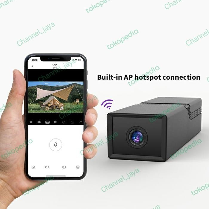 Spy Cam Kamera Tersembunyi CCTV V380Pro Baterai Wifi