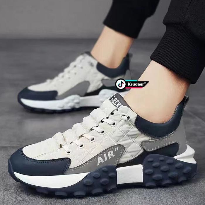 Sepatu Kets Pria Dewasa Kasual Sepatu Olahraga Sol Tebal Max Air