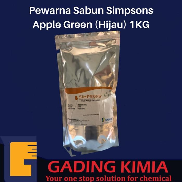 

Pewarna Sabun Apple Green (Hijau) 1KG