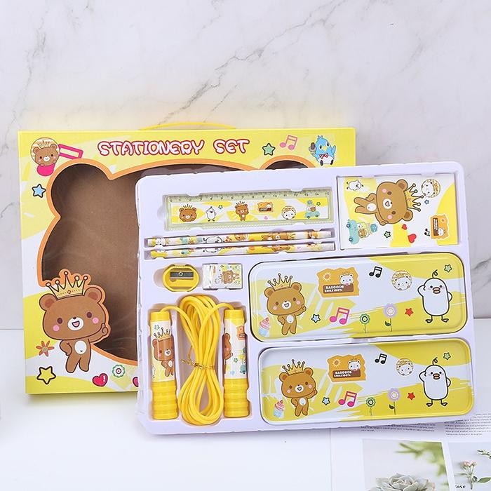 

Paket Alat Tulis Set Stationary Study Kotak Sil Ggaris Gs-St0215 Rautan Ghapus Stationery