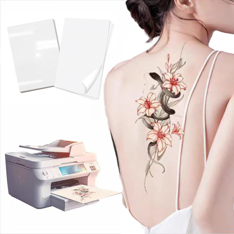

5/10sets A4 Transfer Paper DIY Art Waterproof Temporary Tattoo Skin Paper Inkjet or Laser Printers