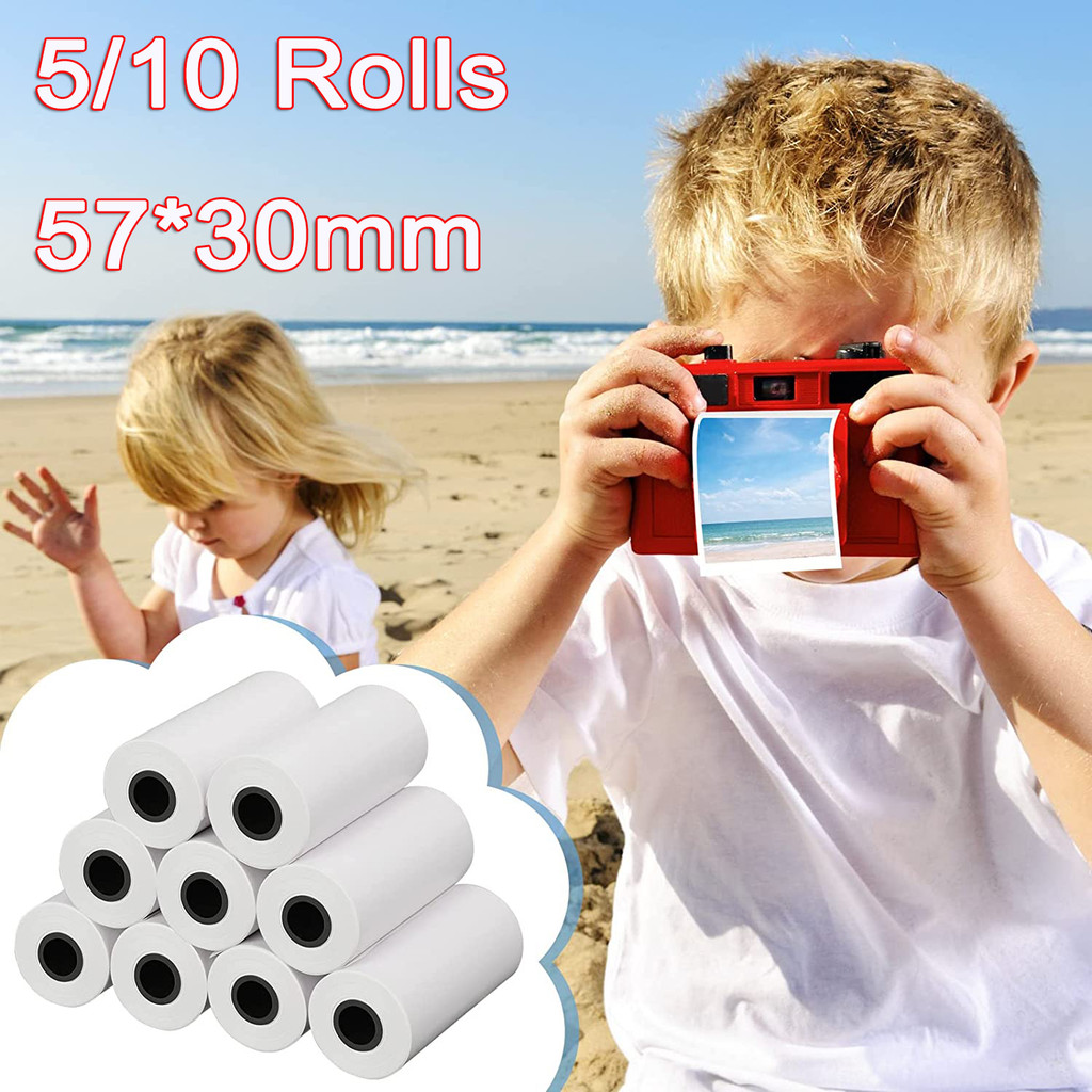 

57*30mm Thermal Paper Color White for Children Camera Instant Printer and Kids Camera Printing Paper