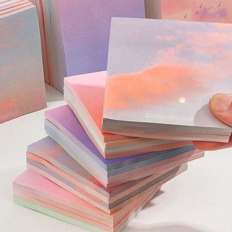 

Gradient Stickers with Minimalist Design Casual Style Simple and High Aesthetic Value Fairy Like