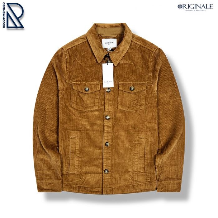 Jaket Corduroy Pria By Gfw - Brown