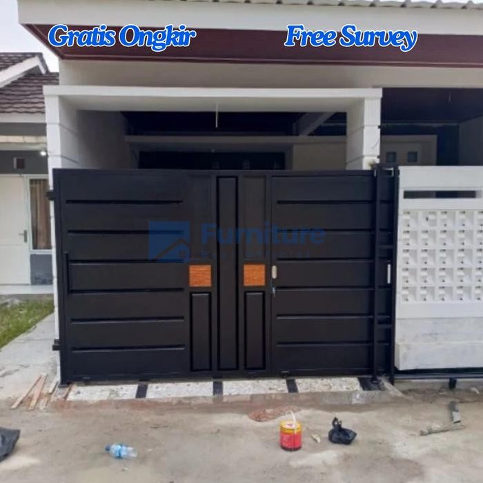 Pagar rumah minimalis modern / Pagar rumah / Pagar rumah dari besi / Pagar rumah Minimalis